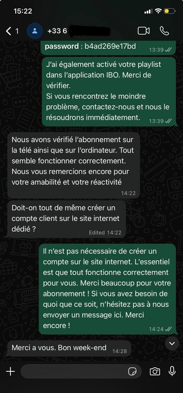 avis sur service IPTV NOX PRO