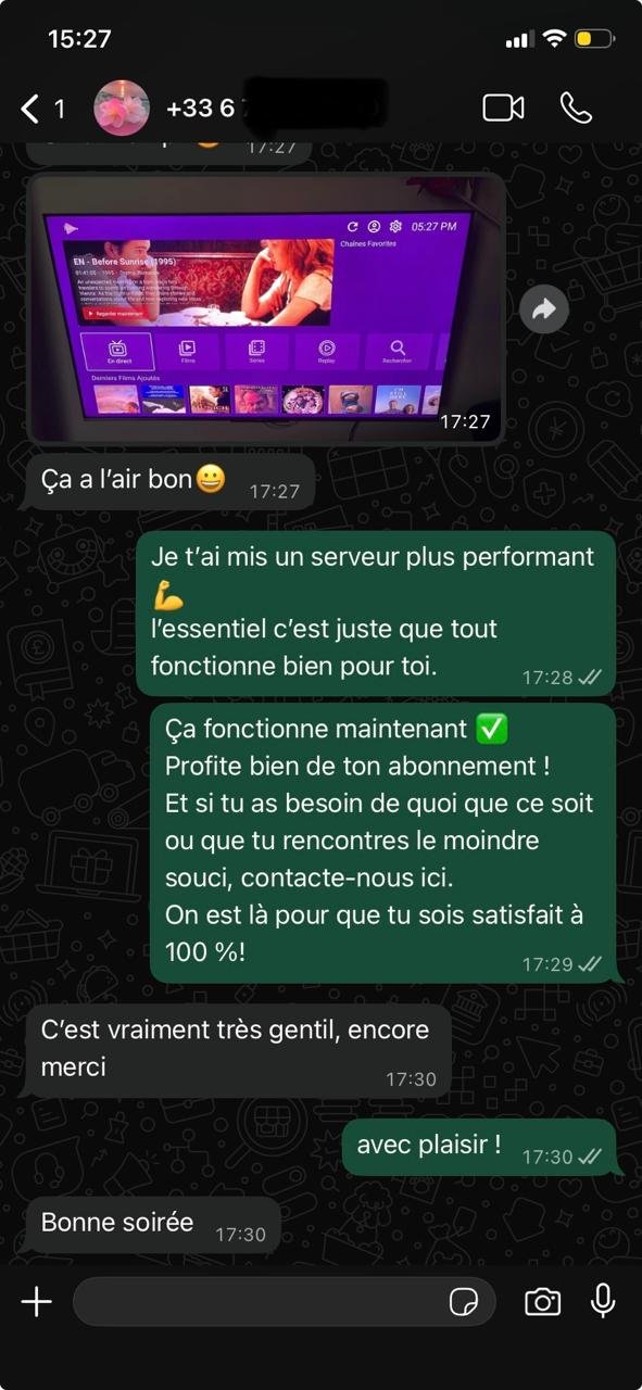 avis sur service IPTV NOX PRO